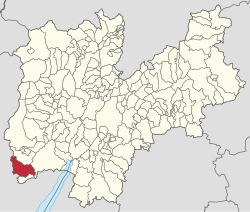 Map of comune of Storo (province of Trento, region Trentino-South Tyrol, Italy) 2023